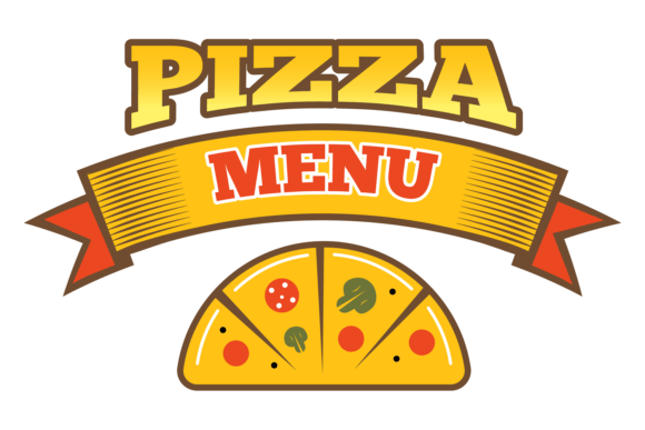 Download Pizza Menu Header. Color Pizzeria Food E - Header Collection