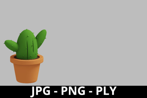 Download 3d Rendering Cactus in a Pot - 3d rendering Collection