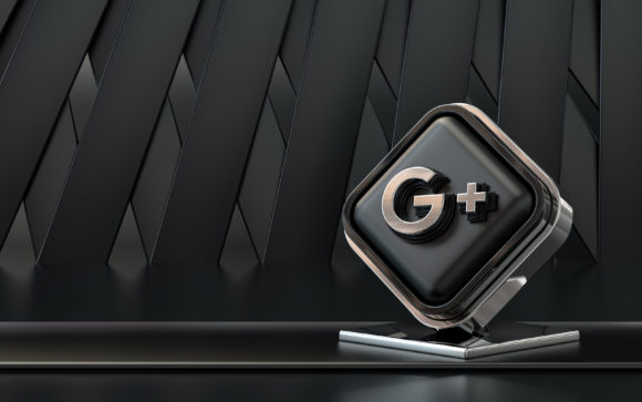 Download 3d Rendering Dark Google Plus Icon - 3d rendering Collection